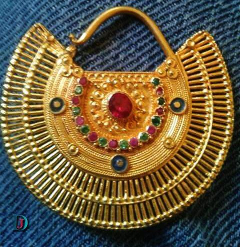 New and Latest Design of Rajasthani Desi gold naak-Nath 
