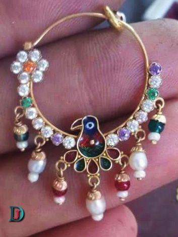 New and Latest Design of Rajasthani Desi gold naak-Nath 