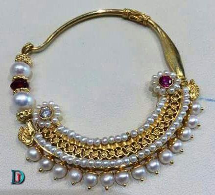 New and Latest Design of Rajasthani Desi gold naak-Nath 