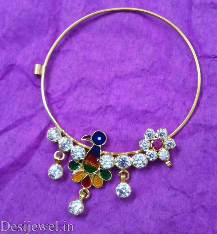 New and Latest Design of Rajasthani Desi gold naak-Nath  with weight 3 gm