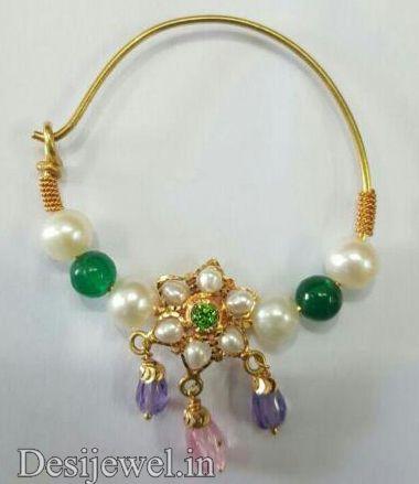 New and Latest Design of Rajasthani Desi gold naak-Nath  with weight 4 gm