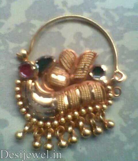 New and Latest Design of Rajasthani Desi gold naak-Nath 