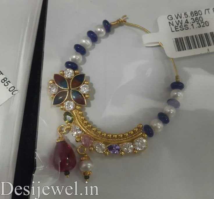 New and Latest Design of Rajasthani Desi gold naak-Nath 