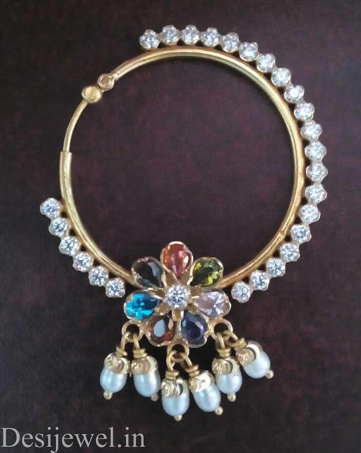 New and Latest Design of Rajasthani Desi gold naak-Nath 