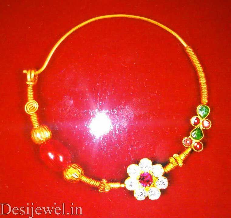 New and Latest Design of Rajasthani Desi gold naak-Nath 