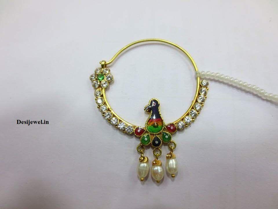 New and Latest Design of Rajasthani Desi gold naak-Nath 