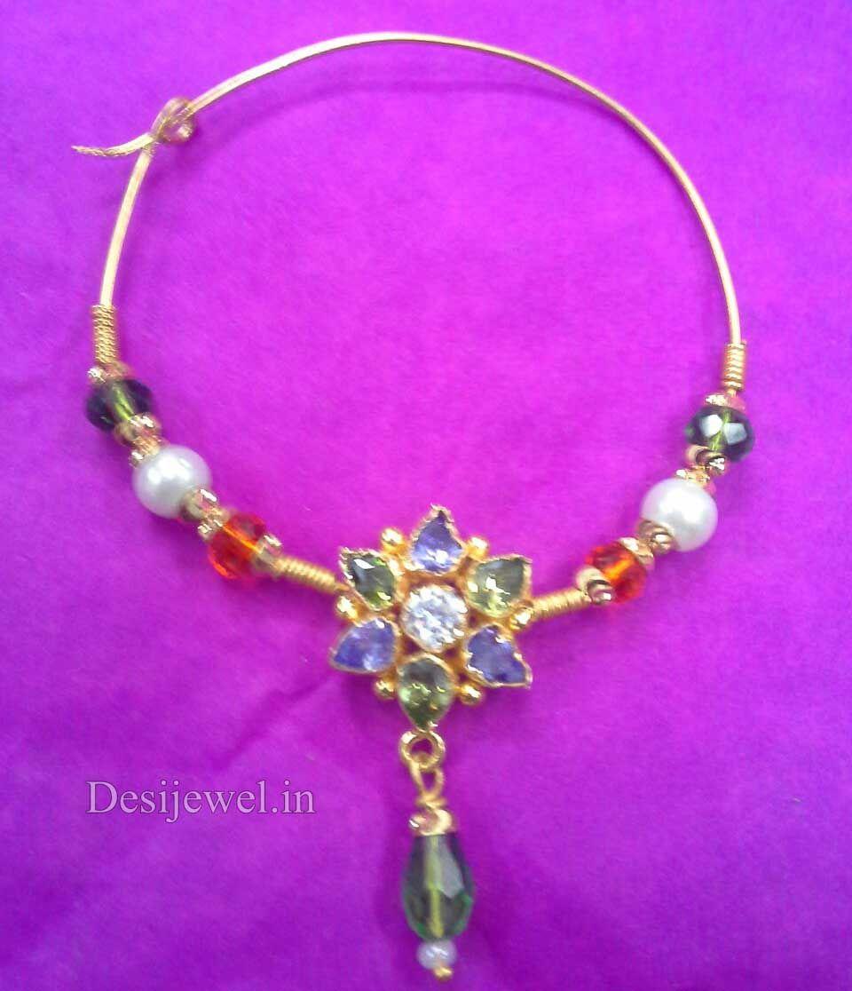New and Latest Design of Rajasthani Desi gold naak-Nath  with weight 4 gm