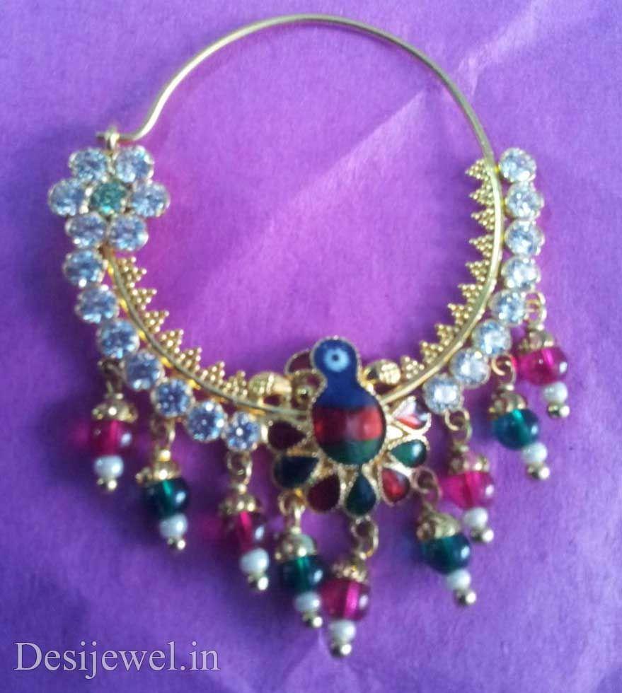 New and Latest Design of Rajasthani Desi gold naak-Nath 