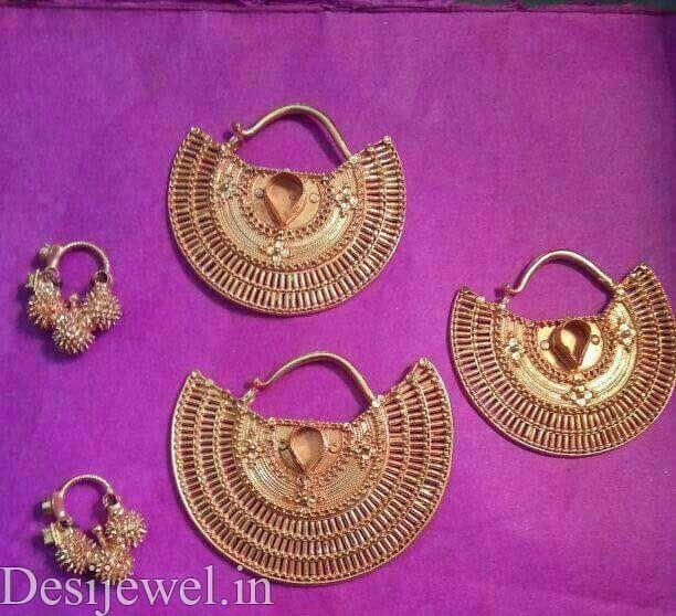 New and Latest Design of Rajasthani Desi gold naak-Nath 