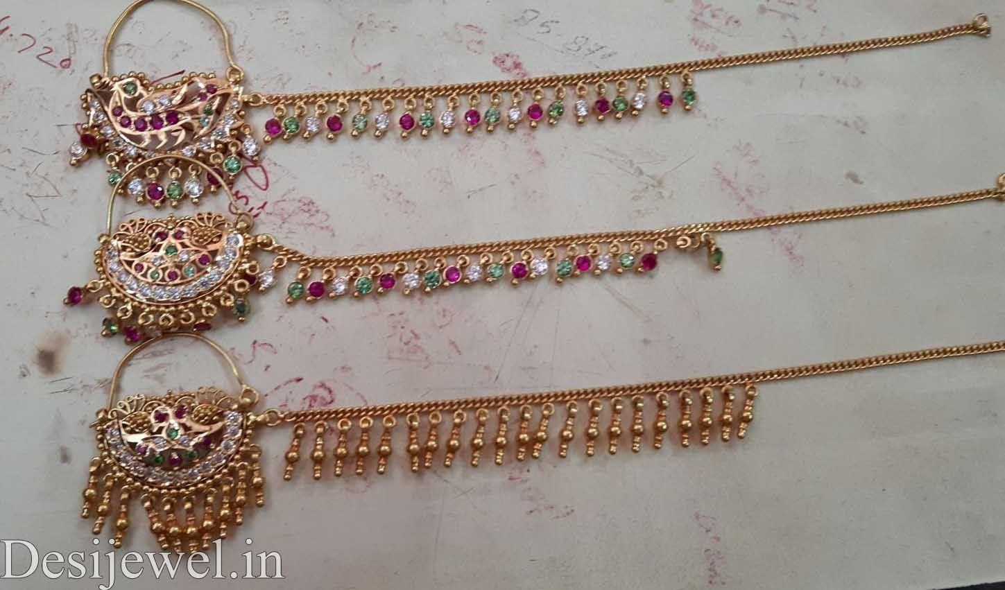 New and Latest Design of Rajasthani Desi gold naak-Nath 