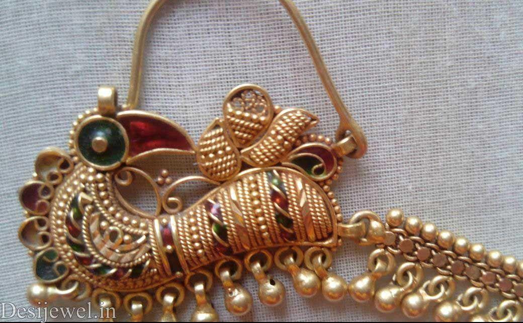 New and Latest Design of Rajasthani Desi gold naak-Nath 