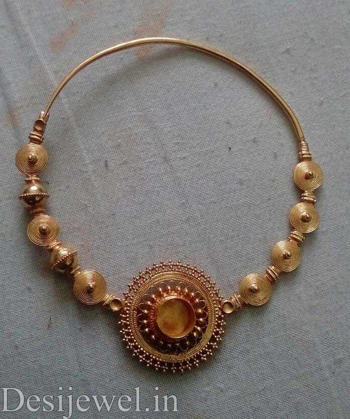 New and Latest Design of Rajasthani Desi gold naak-Nath 