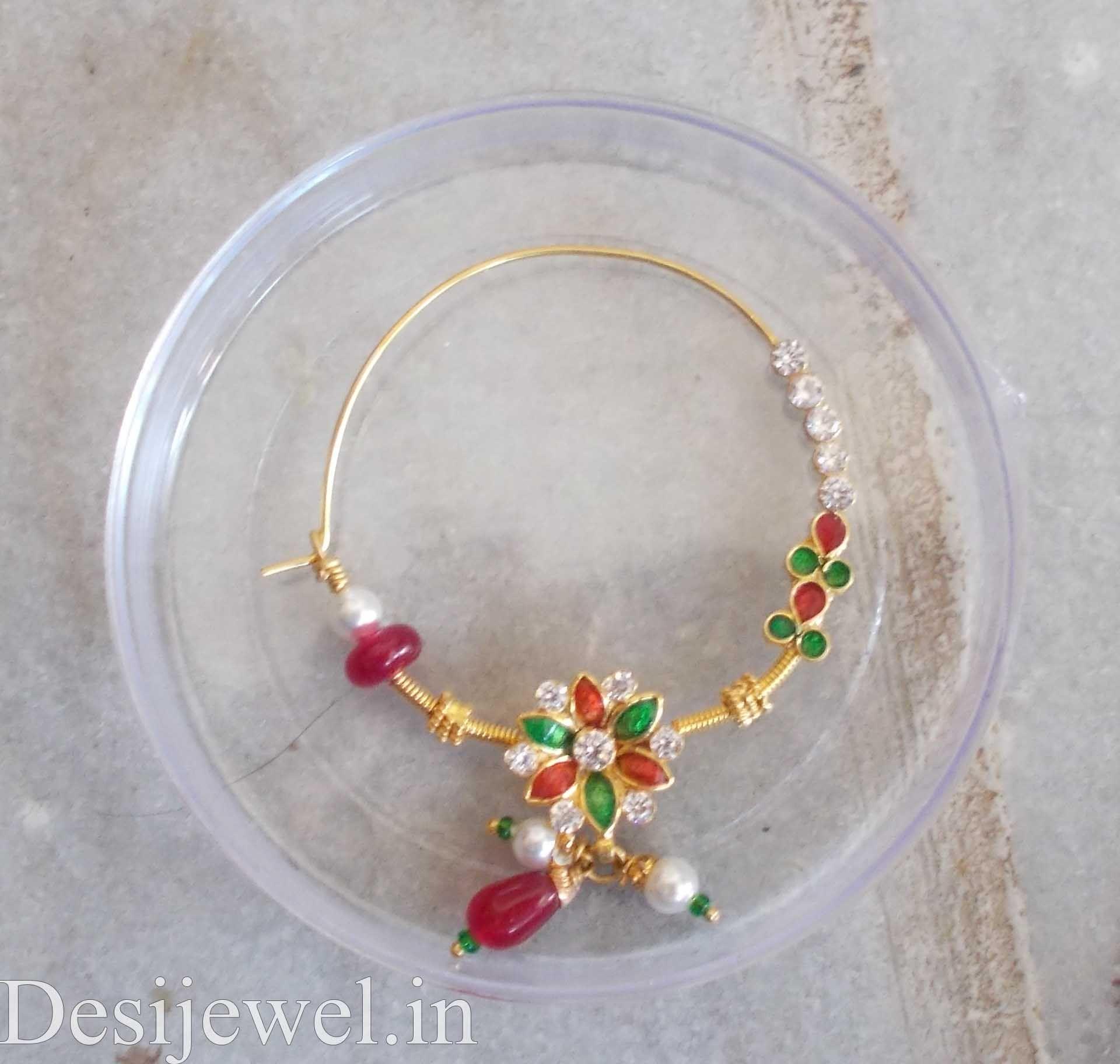 New and Latest Design of Rajasthani Desi gold naak-Nath 