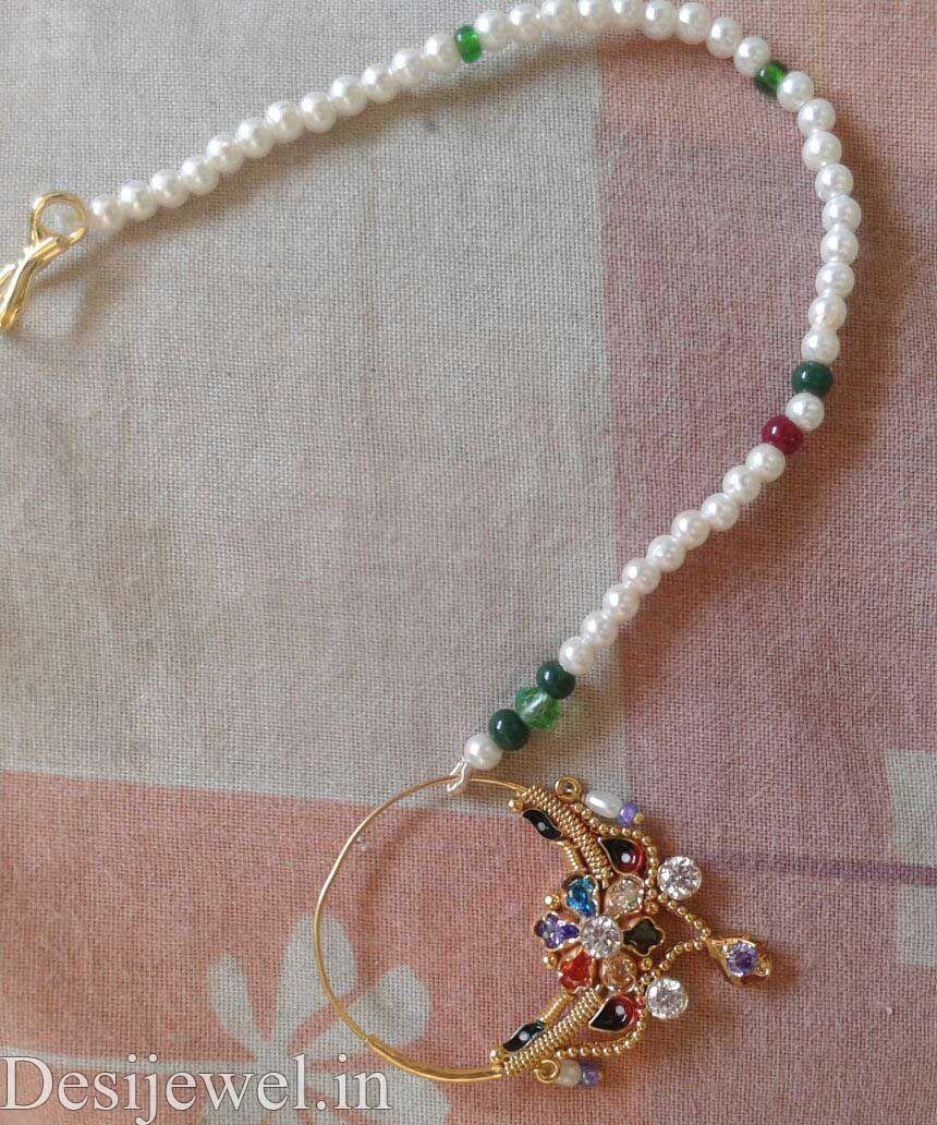 New and Latest Design of Rajasthani Desi gold naak-Nath 