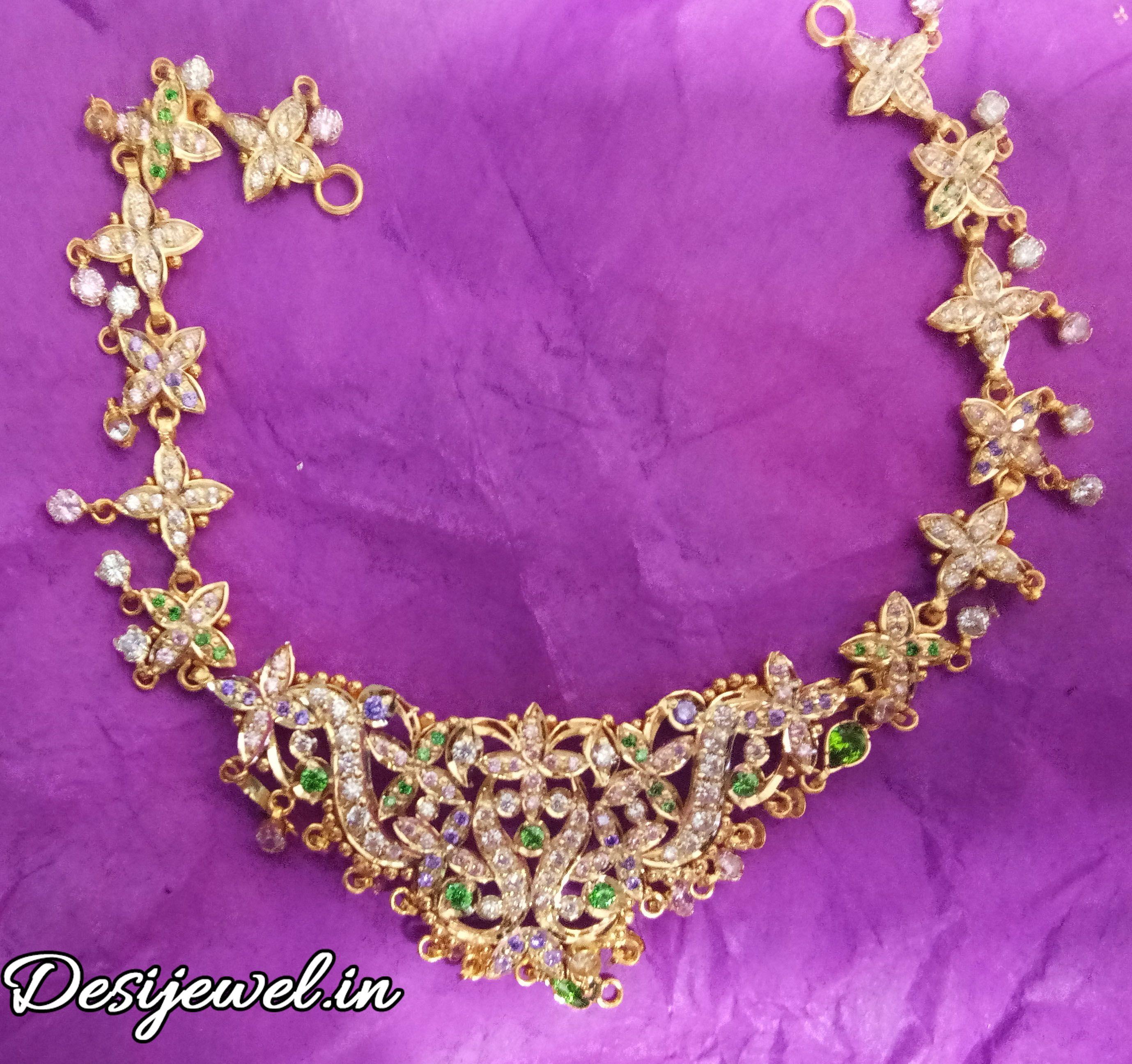 New and Latest Design of Rajasthani Desi gold Necklace 