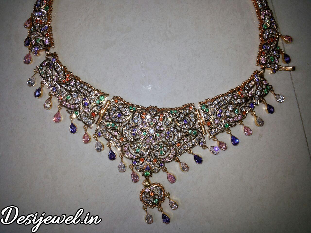 New and Latest Design of Rajasthani Desi gold Necklace 
