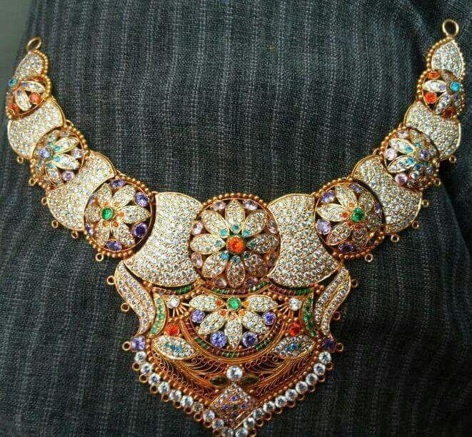 New and Latest Design of Rajasthani Desi gold Necklace 