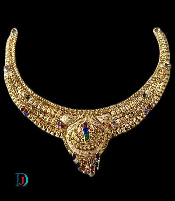 New and Latest Design of Desi Indian Rajasthani Gold Necklace 