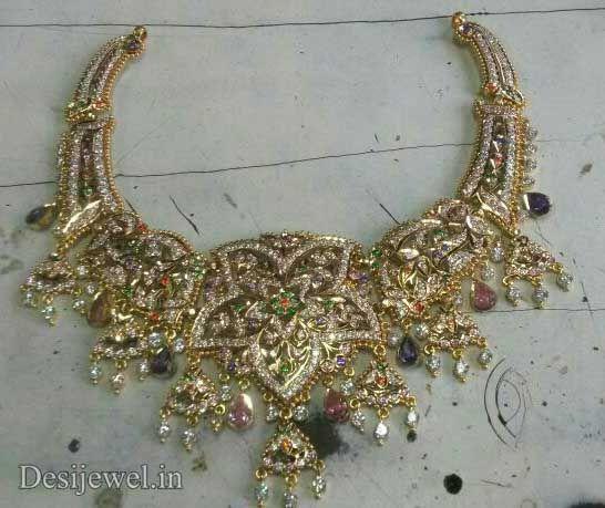 New and Latest Design of Rajasthani Desi gold Necklace 