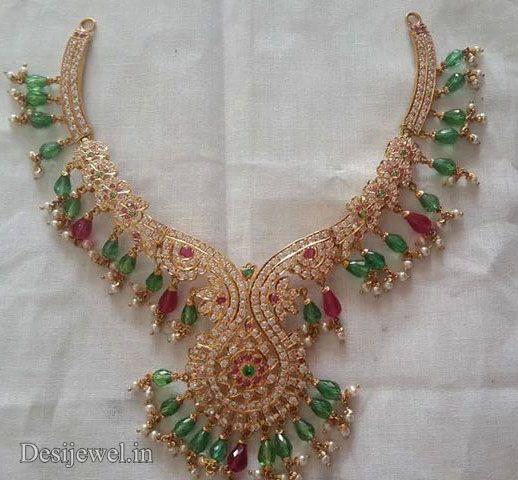 New and Latest Design of Rajasthani Desi gold Necklace 