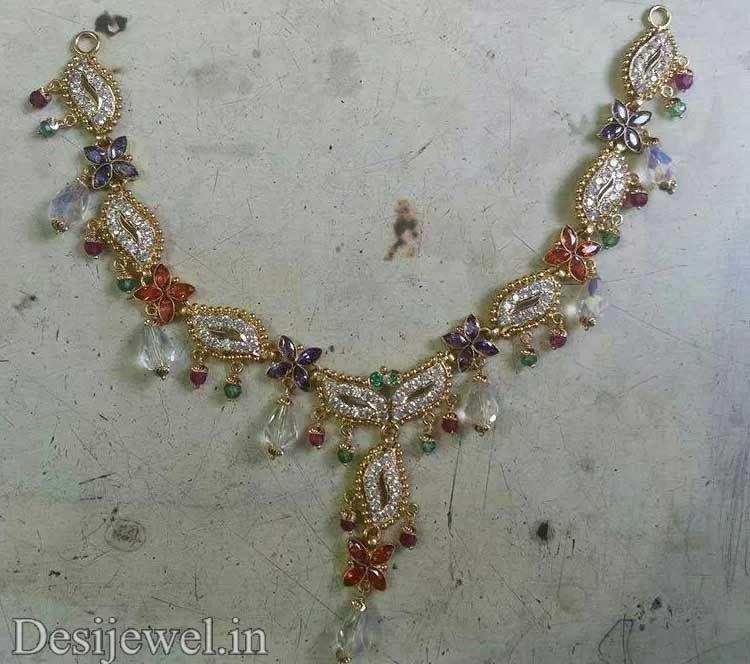 New and Latest Design of Rajasthani Desi gold Necklace 