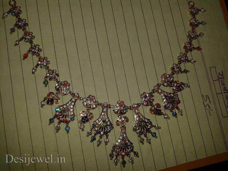 New and Latest Design of Rajasthani Desi gold Necklace 