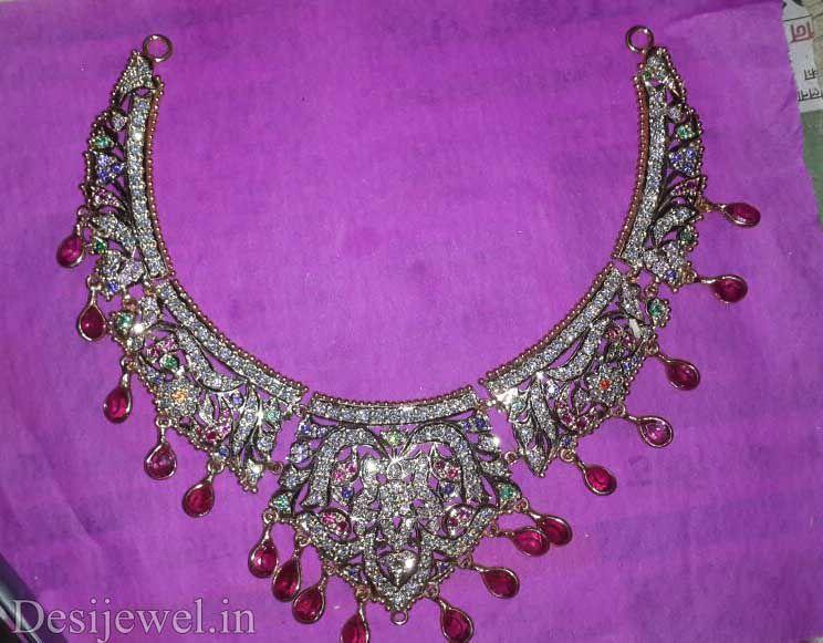 New and Latest Design of Rajasthani Desi gold Necklace 