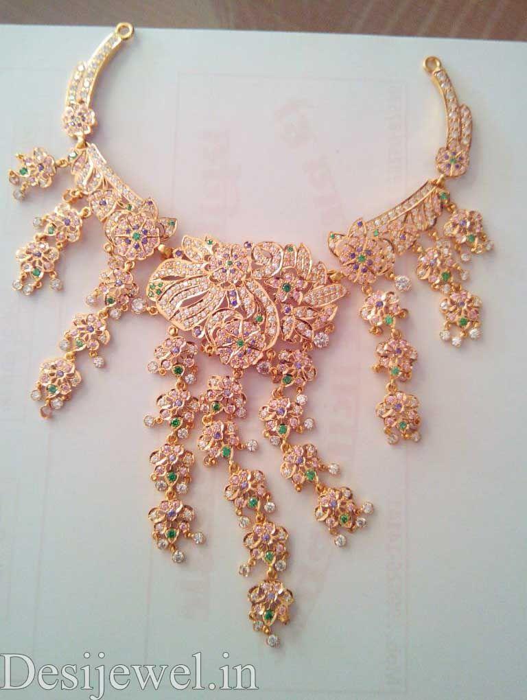 New and Latest Design of Rajasthani Desi gold Necklace 