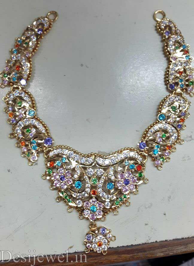 New and Latest Design of Rajasthani Desi gold Necklace 