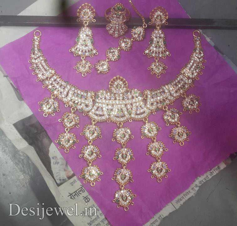 New and Latest Design of Rajasthani Desi gold Necklace 