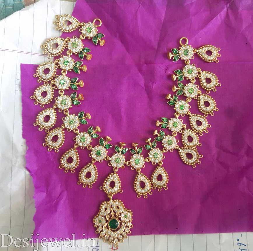 New and Latest Design of Rajasthani Desi gold Necklace 