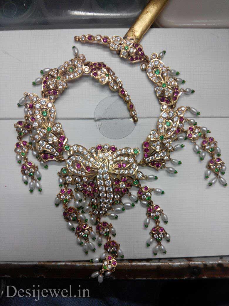 New and Latest Design of Rajasthani Desi gold Necklace 