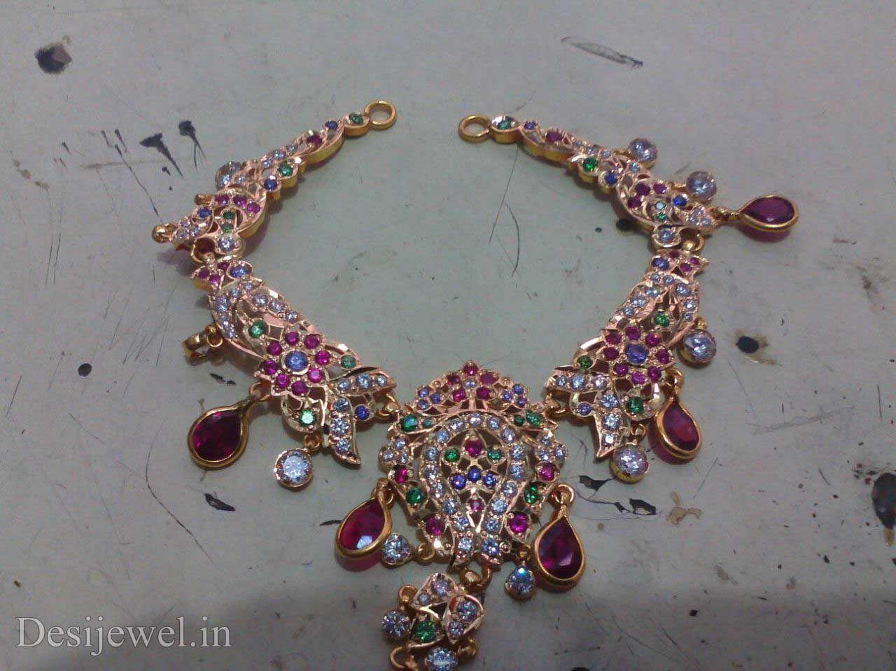 New and Latest Design of Rajasthani Desi gold Necklace 