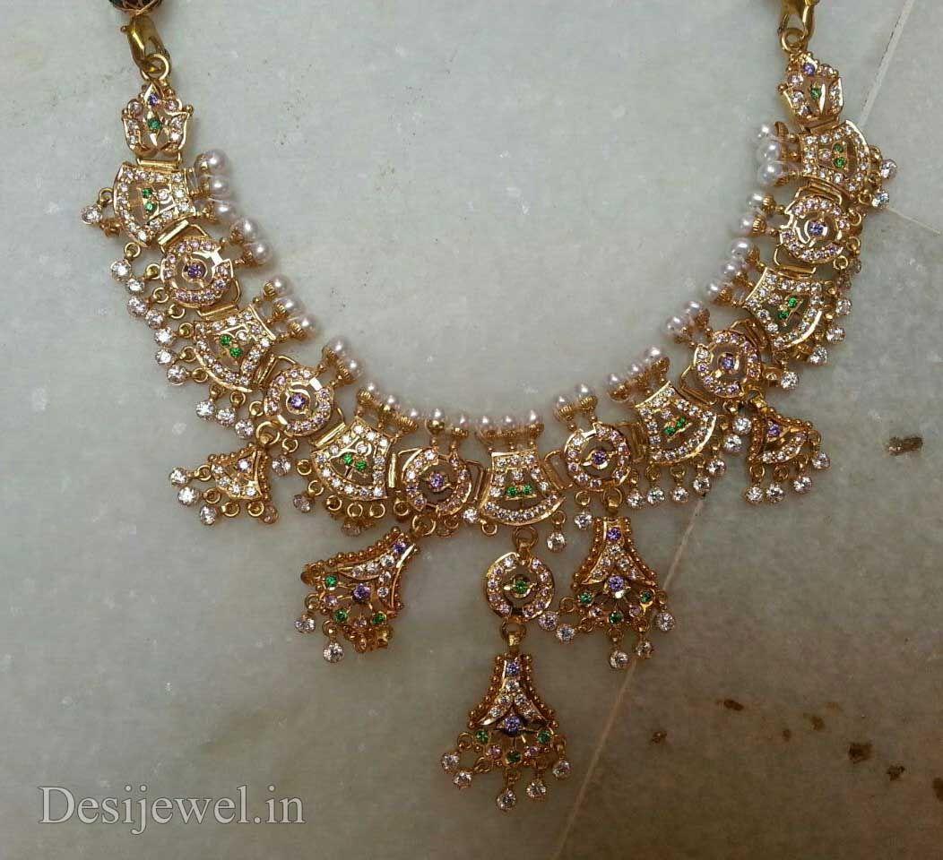 New and Latest Design of Rajasthani Desi gold Necklace 