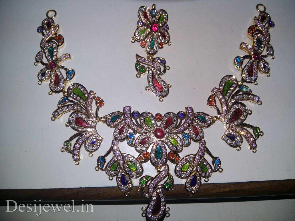 New and Latest Design of Rajasthani Desi gold Necklace 