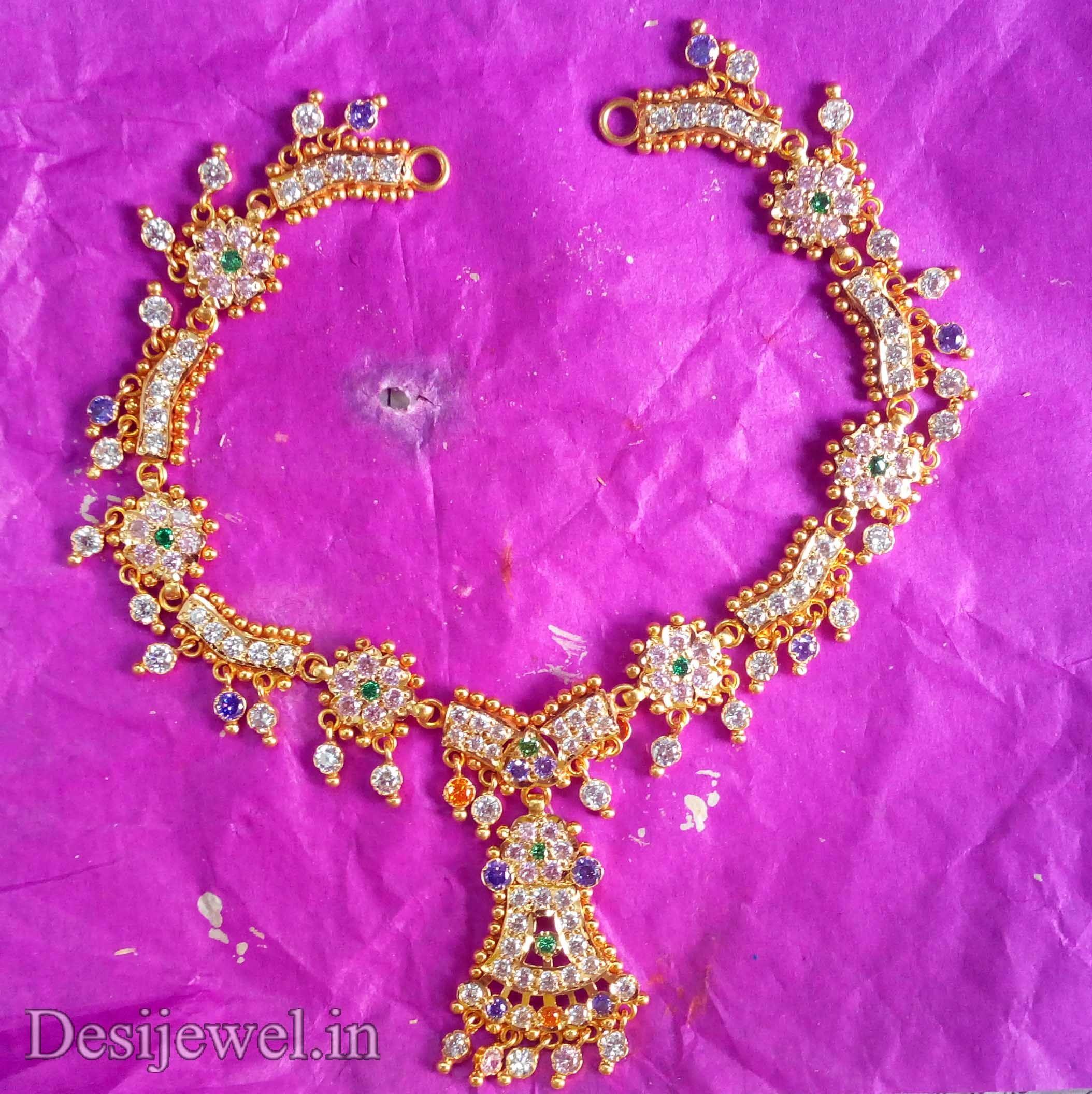 New and Latest Design of Rajasthani Desi gold Necklace 