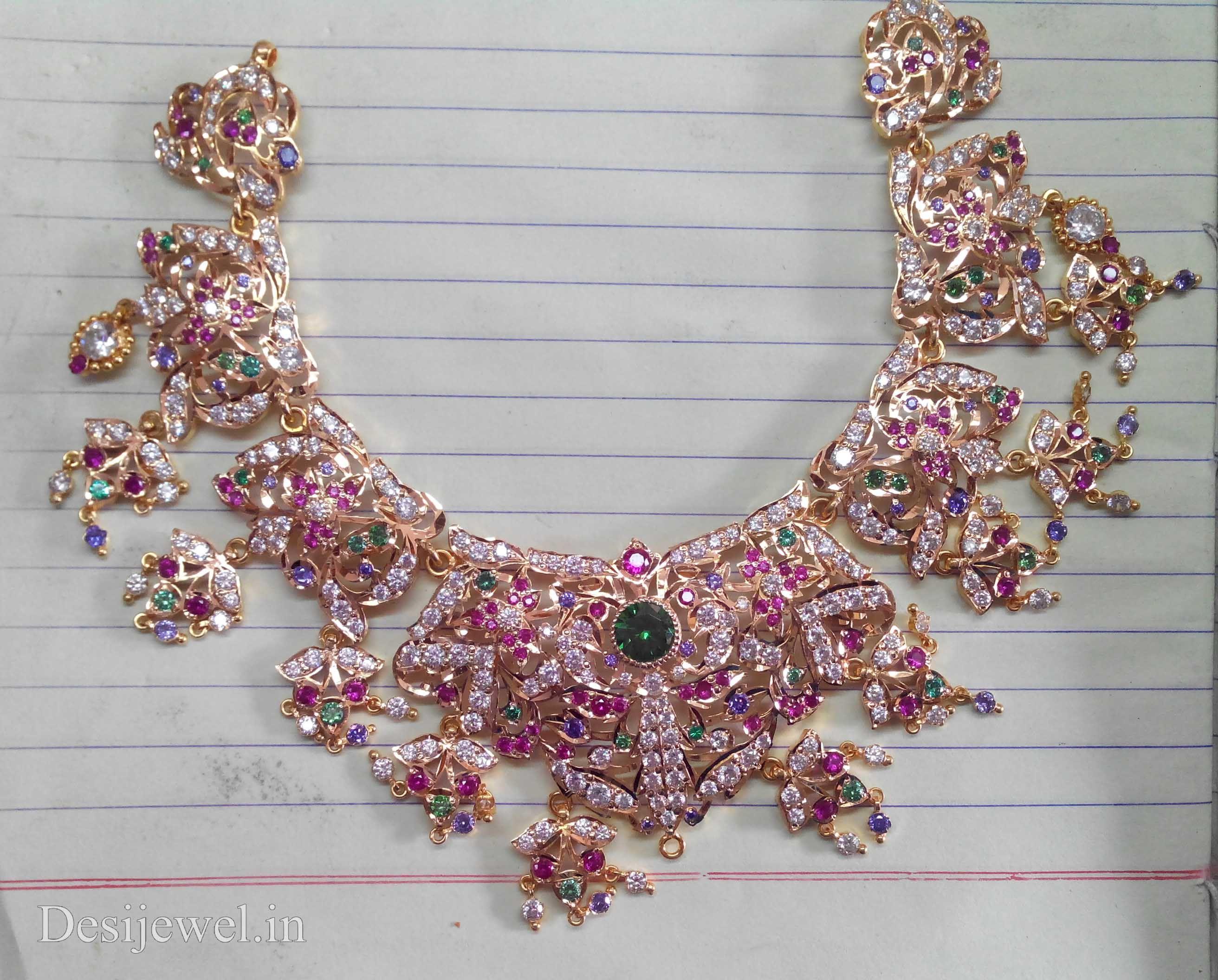 New and Latest Design of Rajasthani Desi gold Necklace 