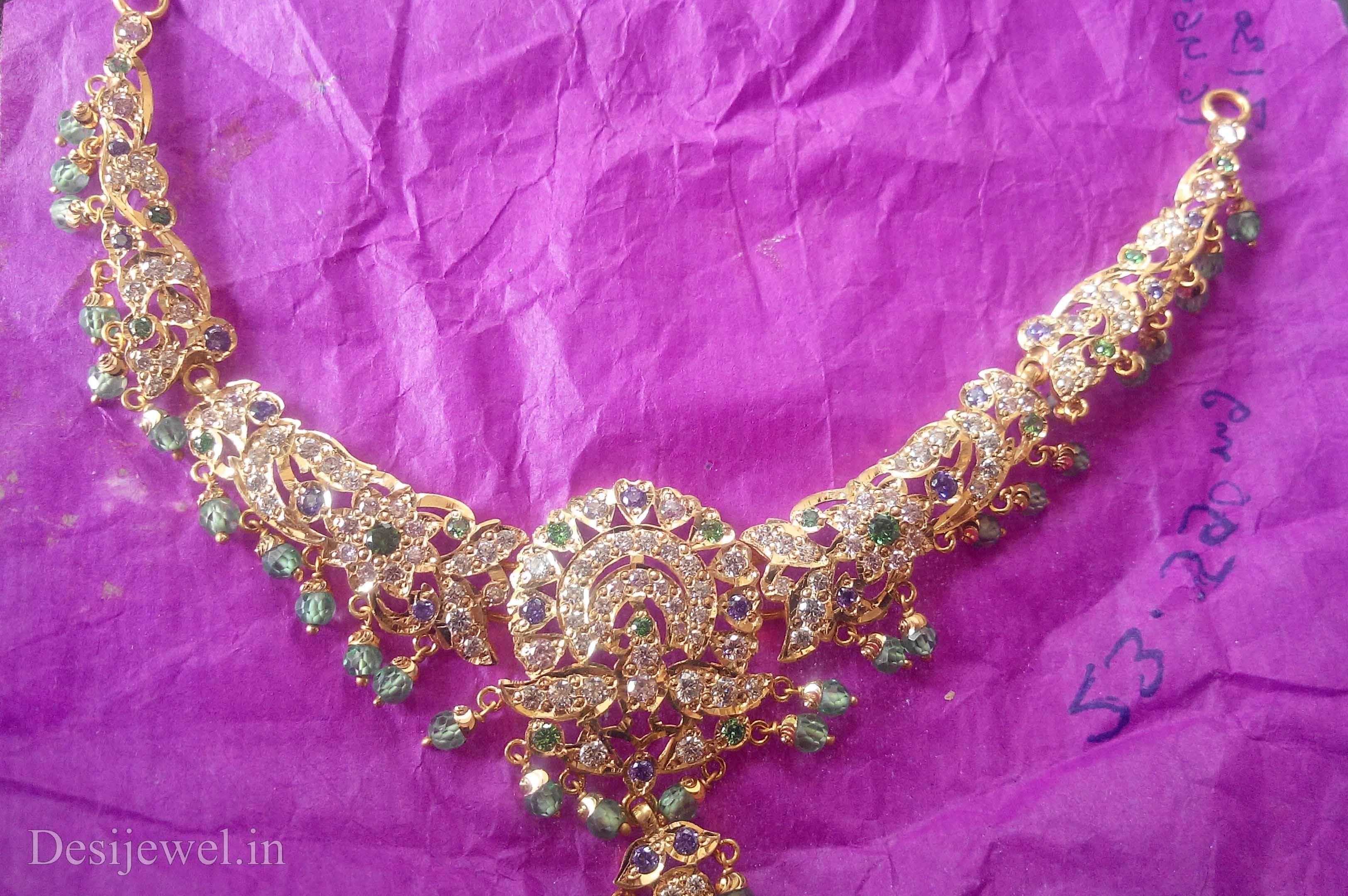 New and Latest Design of Rajasthani Desi gold Necklace 