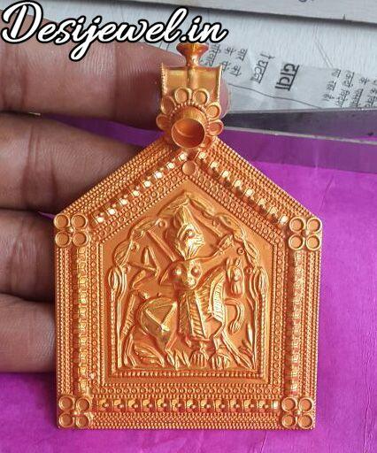 New and Latest Design of Rajasthani Desi gold Gala-Pendal 