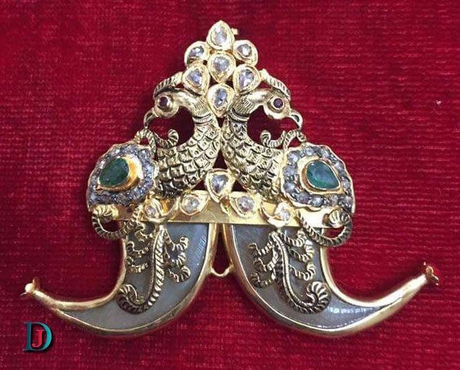 New and Latest Design of Rajasthani Desi gold Gala-Pendal 