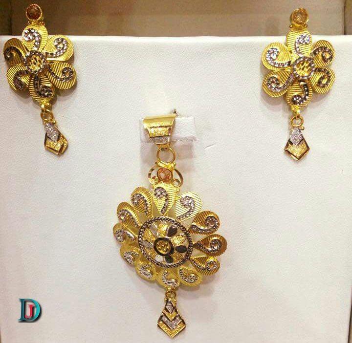 New and Latest Design of Rajasthani Desi gold Gala-Pendal 