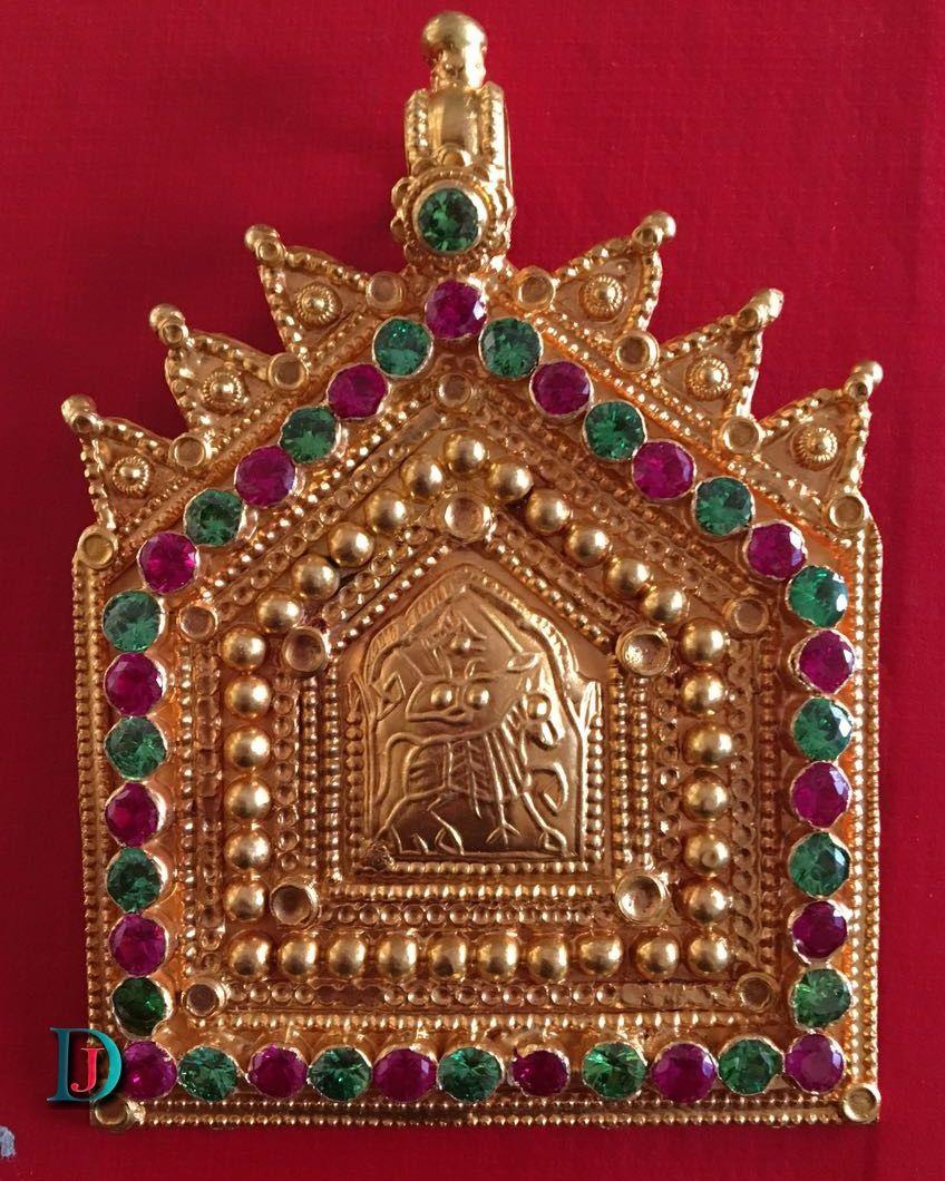 New and Latest Design of Rajasthani Desi gold Gala-Pendal 