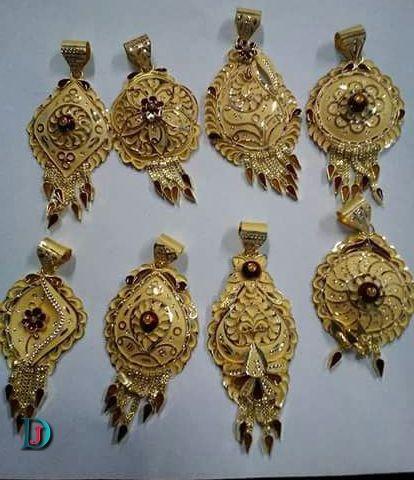 New and Latest Design of Rajasthani Desi gold Gala-Pendal 
