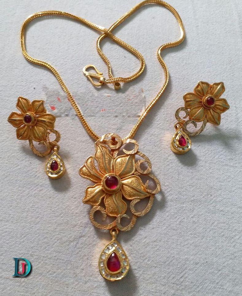 New and Latest Design of Rajasthani Desi gold Gala-Pendal 