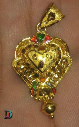 New and Latest Design of Rajasthani Desi gold Gala-Pendal 