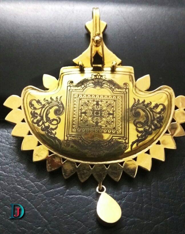 New and Latest Design of Rajasthani Desi gold Gala-Pendal 