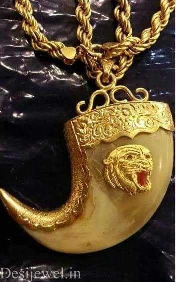 New and Latest Design of Rajasthani Desi gold Gala-Pendal  with weight 3 gm