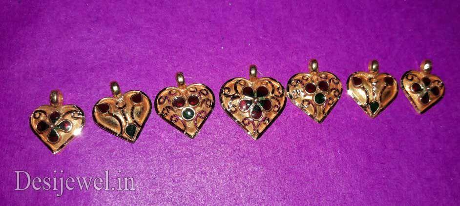 New and Latest Design of Rajasthani Desi gold Gala-Pendal 