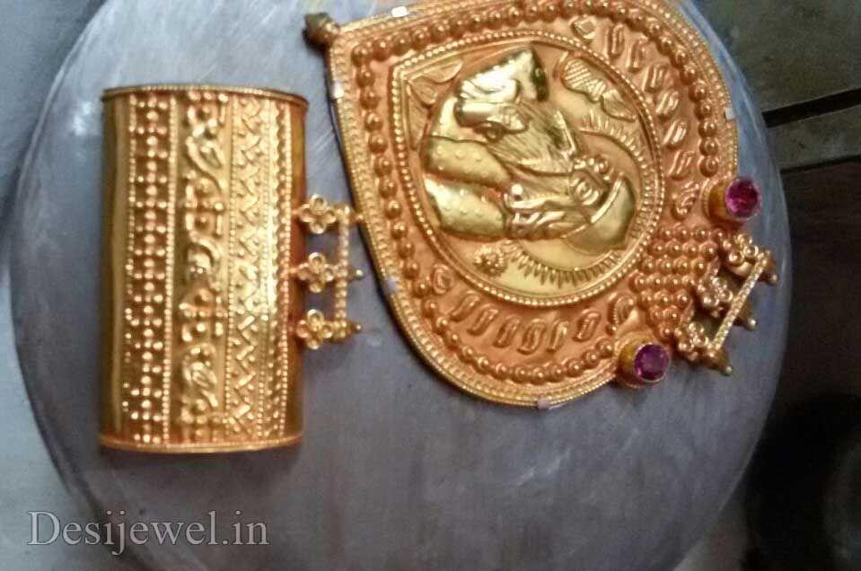 New and Latest Design of Rajasthani Desi gold Gala-Pendal 