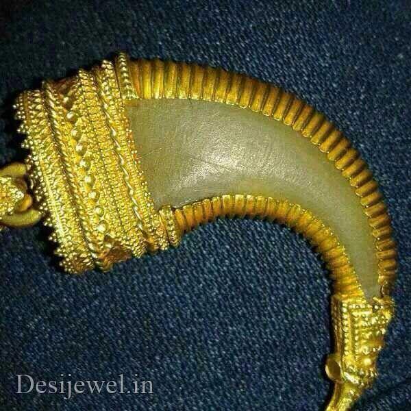 New and Latest Design of Rajasthani Desi gold Gala-Pendal  with weight 6 gm